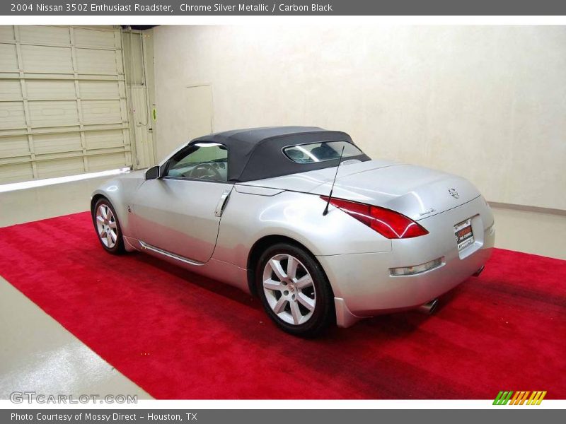 Chrome Silver Metallic / Carbon Black 2004 Nissan 350Z Enthusiast Roadster