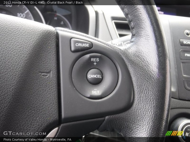 Crystal Black Pearl / Black 2012 Honda CR-V EX-L 4WD