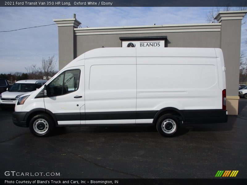 Oxford White / Ebony 2021 Ford Transit Van 350 HR Long