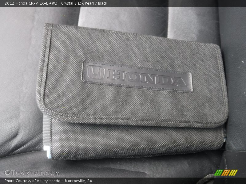 Crystal Black Pearl / Black 2012 Honda CR-V EX-L 4WD