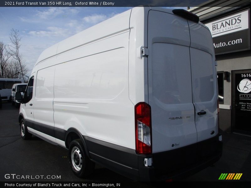 Oxford White / Ebony 2021 Ford Transit Van 350 HR Long