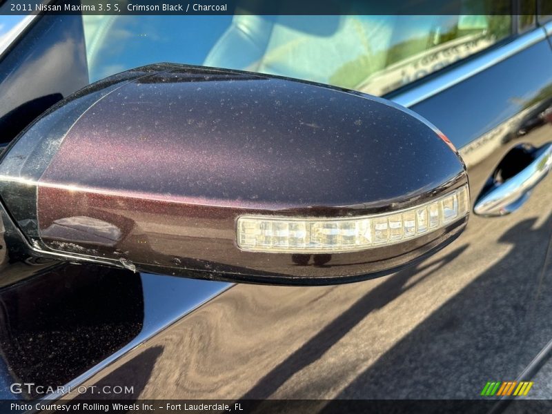 Crimson Black / Charcoal 2011 Nissan Maxima 3.5 S