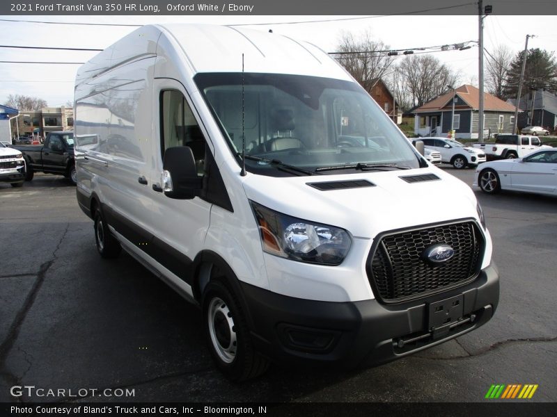 Oxford White / Ebony 2021 Ford Transit Van 350 HR Long