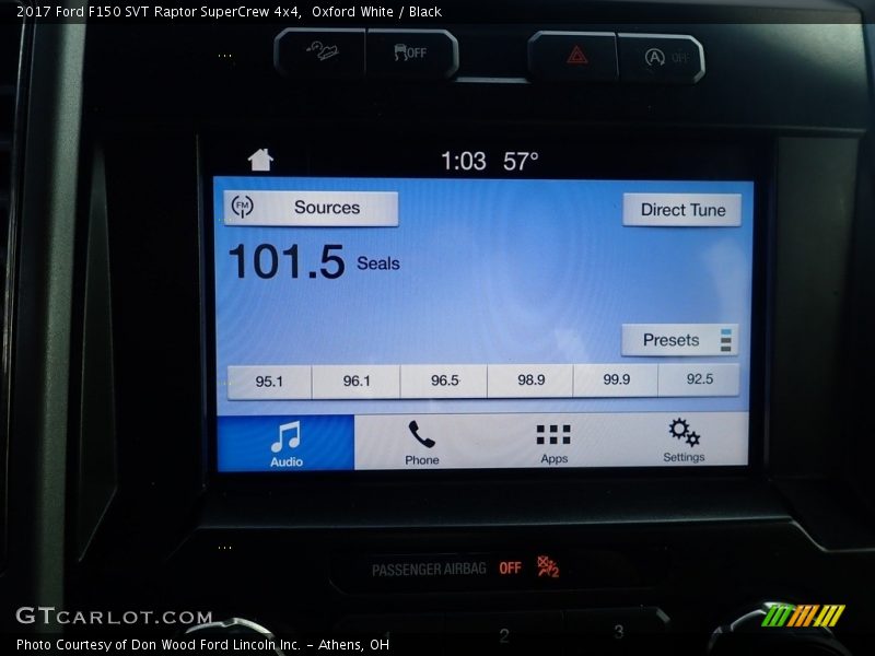 Oxford White / Black 2017 Ford F150 SVT Raptor SuperCrew 4x4