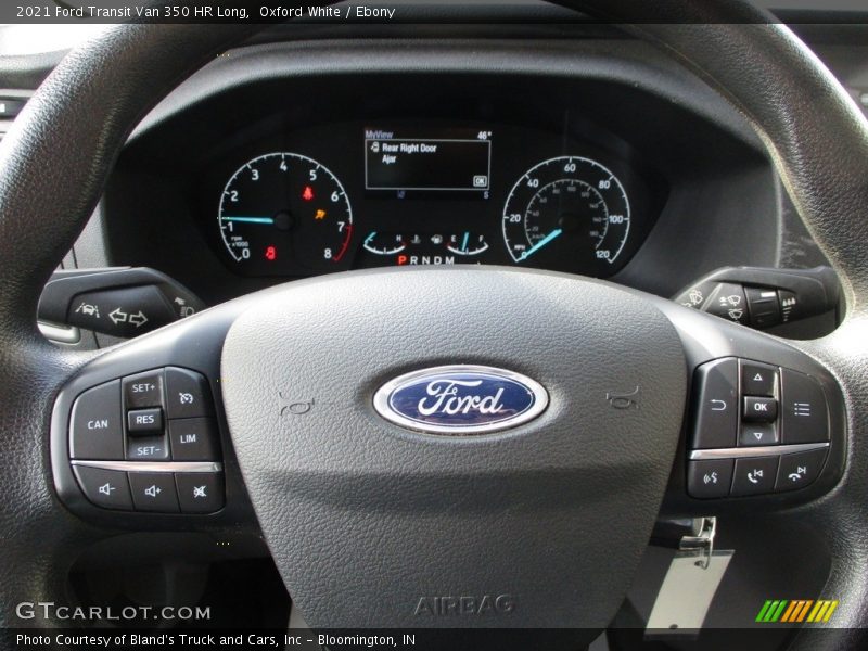 Oxford White / Ebony 2021 Ford Transit Van 350 HR Long