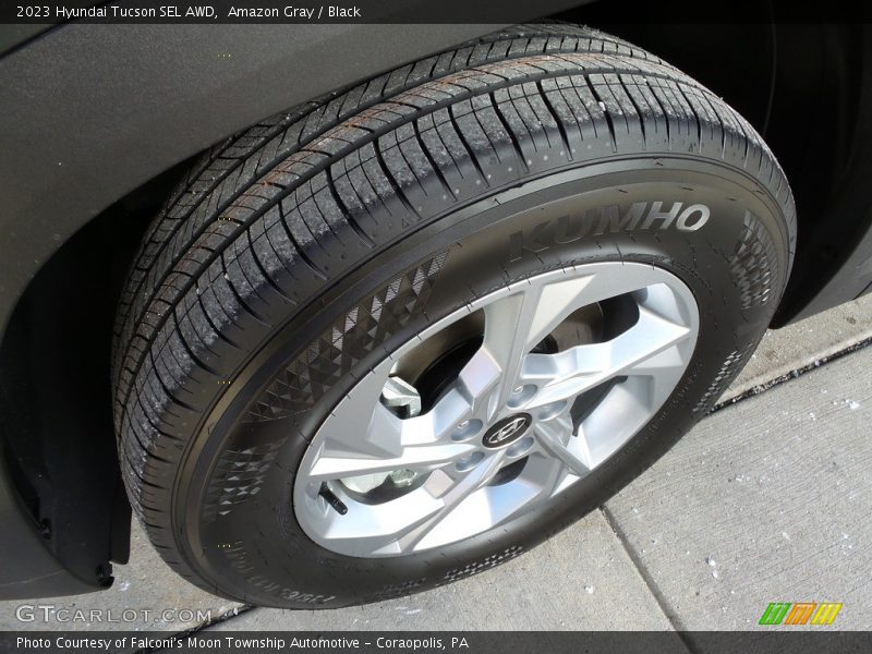 Amazon Gray / Black 2023 Hyundai Tucson SEL AWD