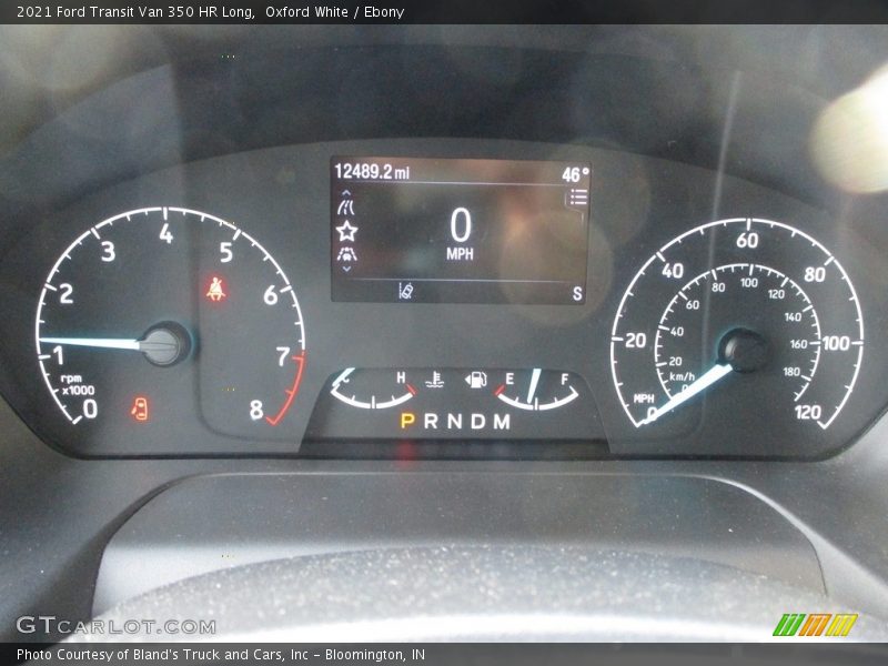 Oxford White / Ebony 2021 Ford Transit Van 350 HR Long