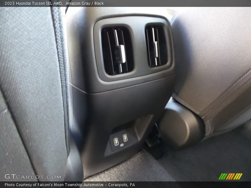 Amazon Gray / Black 2023 Hyundai Tucson SEL AWD