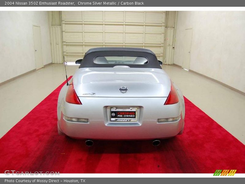 Chrome Silver Metallic / Carbon Black 2004 Nissan 350Z Enthusiast Roadster