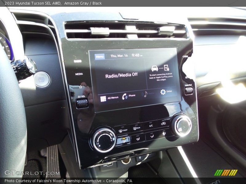 Amazon Gray / Black 2023 Hyundai Tucson SEL AWD
