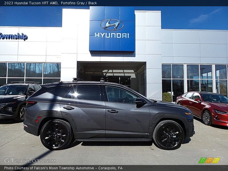 Portofino Gray / Black 2023 Hyundai Tucson XRT AWD