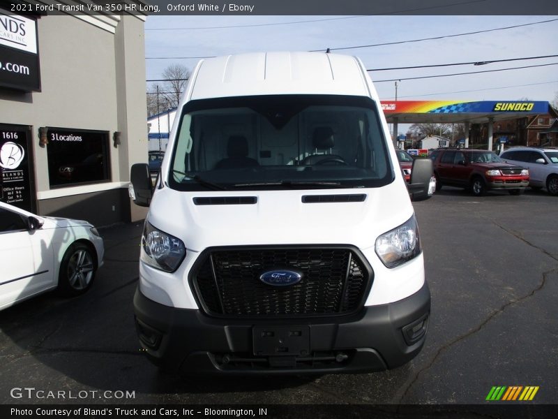 Oxford White / Ebony 2021 Ford Transit Van 350 HR Long