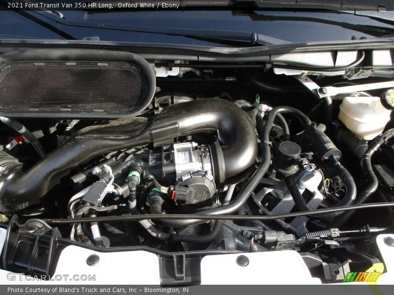 Oxford White / Ebony 2021 Ford Transit Van 350 HR Long