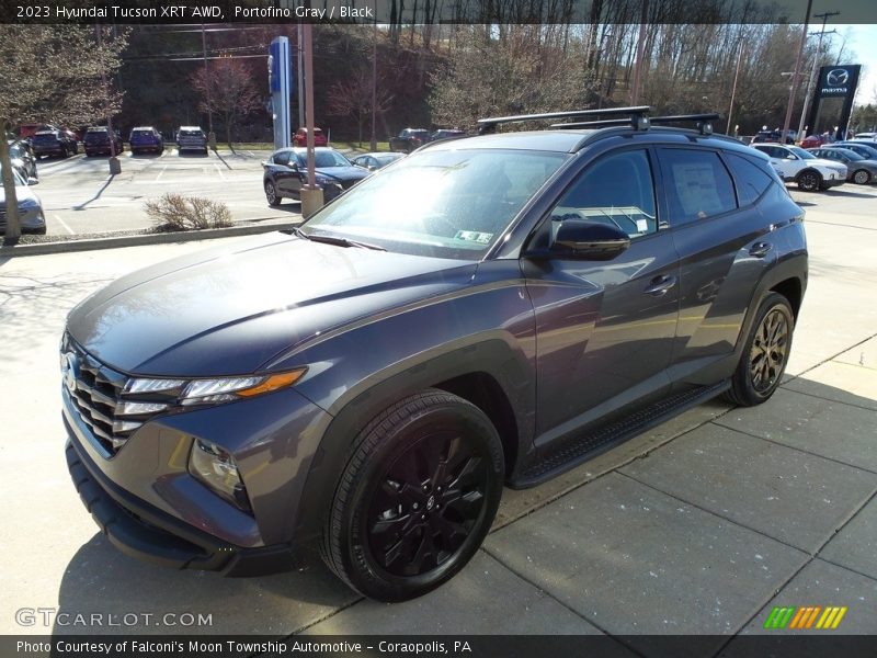 Portofino Gray / Black 2023 Hyundai Tucson XRT AWD