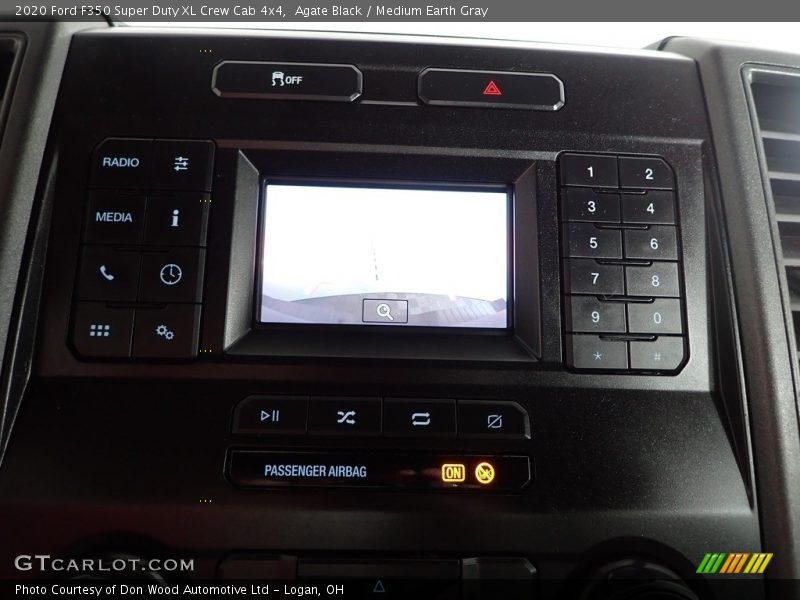 Agate Black / Medium Earth Gray 2020 Ford F350 Super Duty XL Crew Cab 4x4