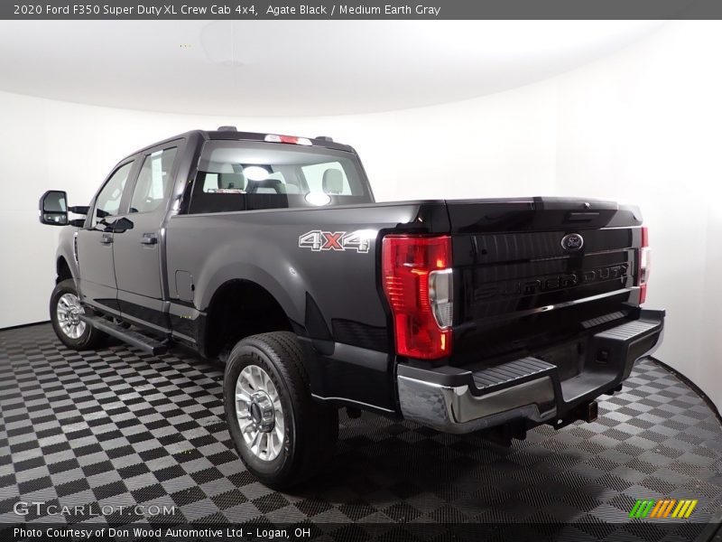 Agate Black / Medium Earth Gray 2020 Ford F350 Super Duty XL Crew Cab 4x4