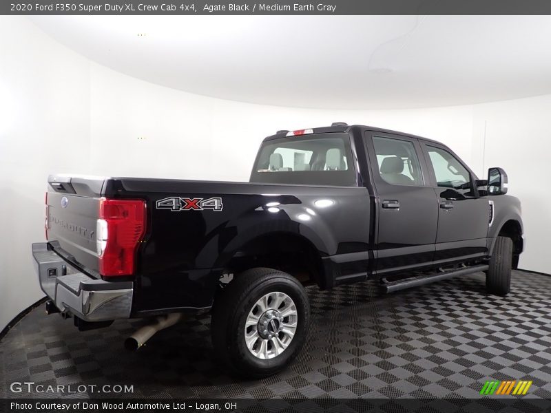 Agate Black / Medium Earth Gray 2020 Ford F350 Super Duty XL Crew Cab 4x4