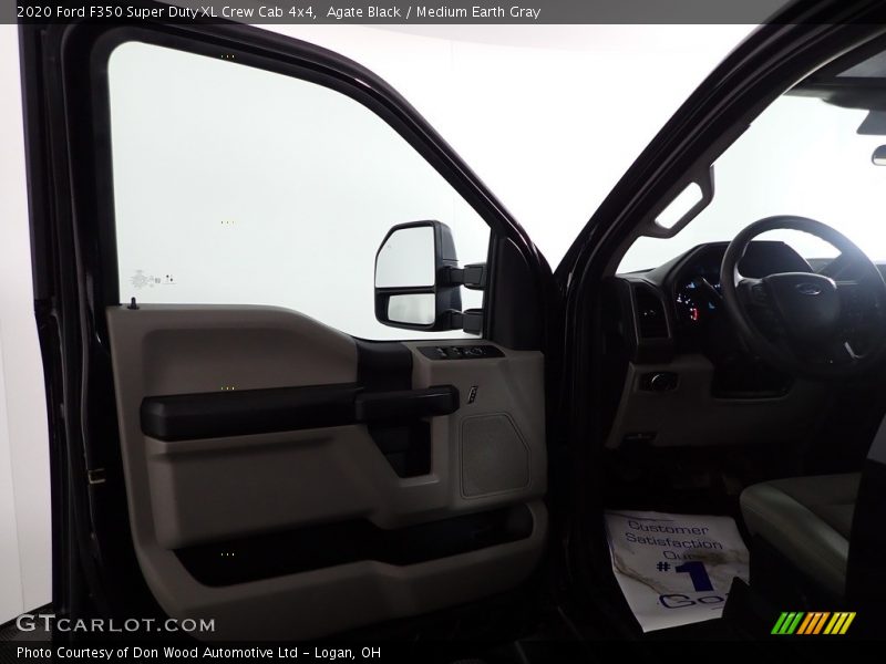 Agate Black / Medium Earth Gray 2020 Ford F350 Super Duty XL Crew Cab 4x4