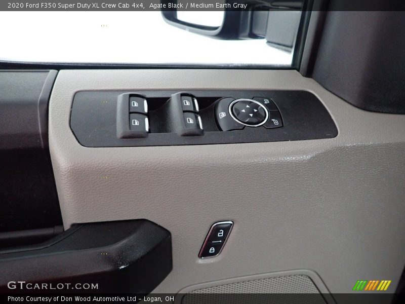 Agate Black / Medium Earth Gray 2020 Ford F350 Super Duty XL Crew Cab 4x4
