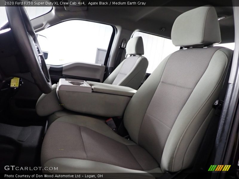 Agate Black / Medium Earth Gray 2020 Ford F350 Super Duty XL Crew Cab 4x4