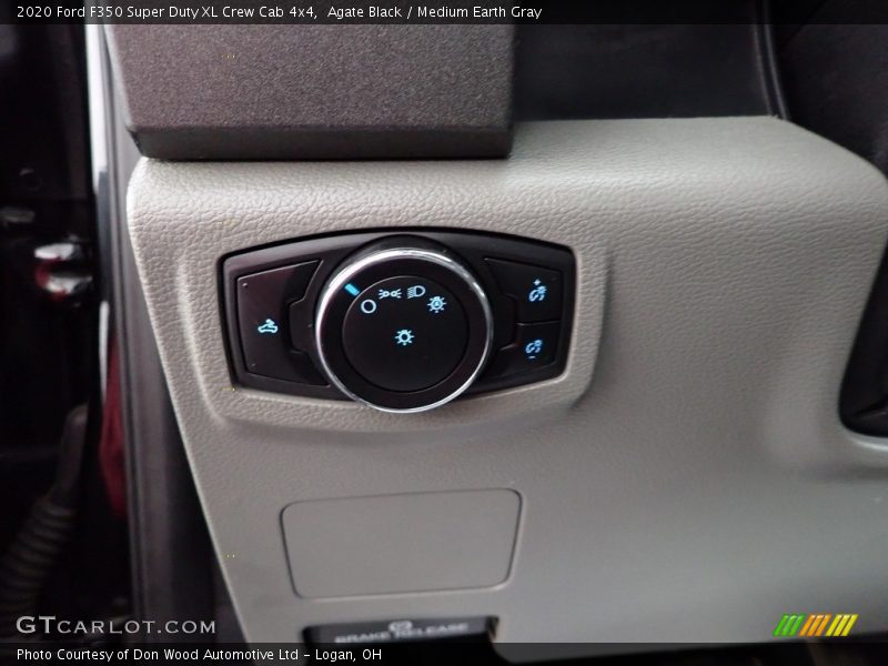 Agate Black / Medium Earth Gray 2020 Ford F350 Super Duty XL Crew Cab 4x4