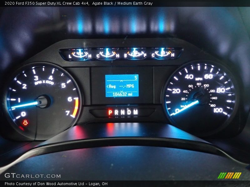 Agate Black / Medium Earth Gray 2020 Ford F350 Super Duty XL Crew Cab 4x4