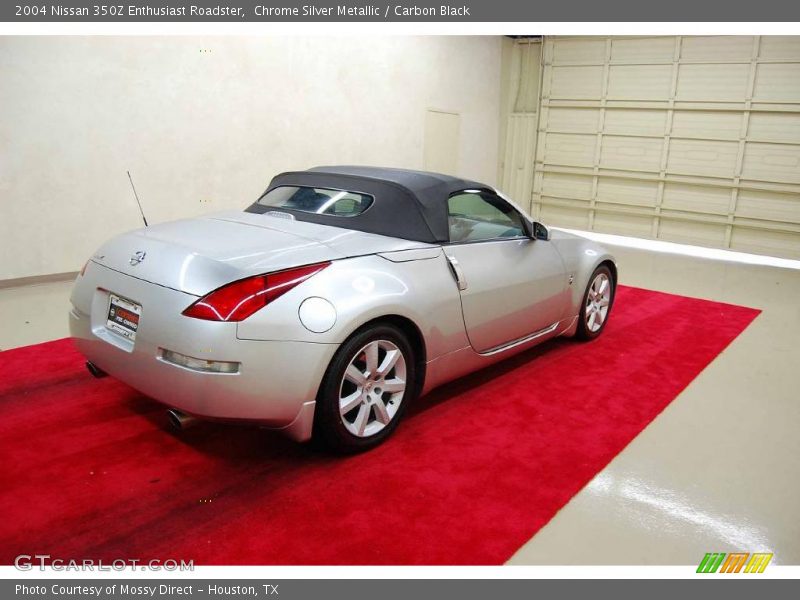 Chrome Silver Metallic / Carbon Black 2004 Nissan 350Z Enthusiast Roadster
