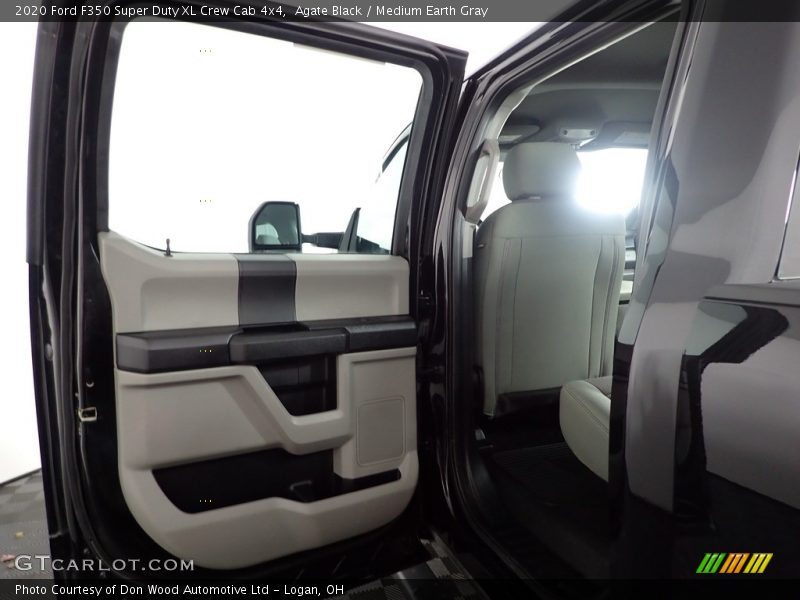 Agate Black / Medium Earth Gray 2020 Ford F350 Super Duty XL Crew Cab 4x4