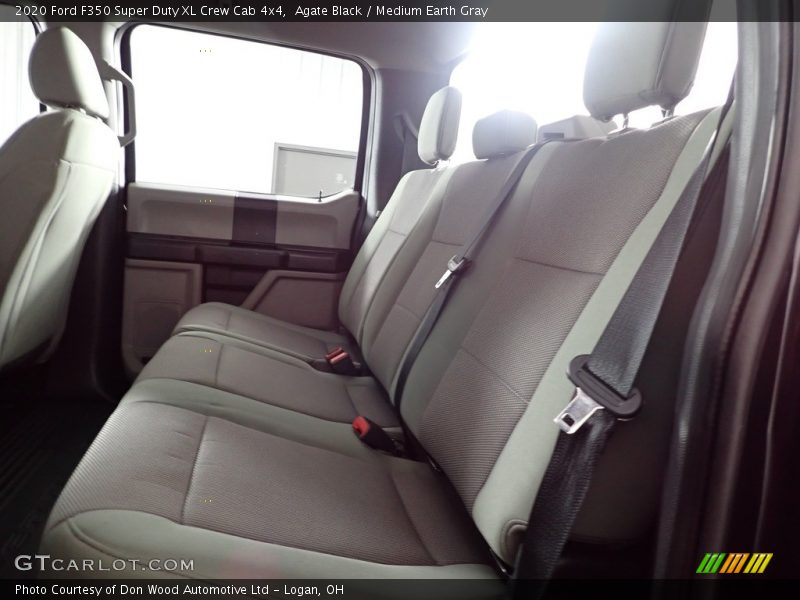 Agate Black / Medium Earth Gray 2020 Ford F350 Super Duty XL Crew Cab 4x4