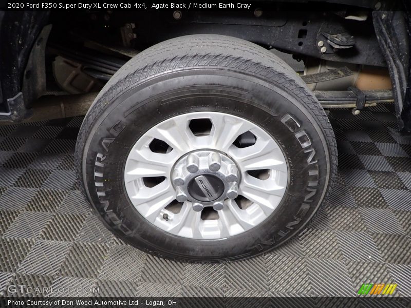 Agate Black / Medium Earth Gray 2020 Ford F350 Super Duty XL Crew Cab 4x4