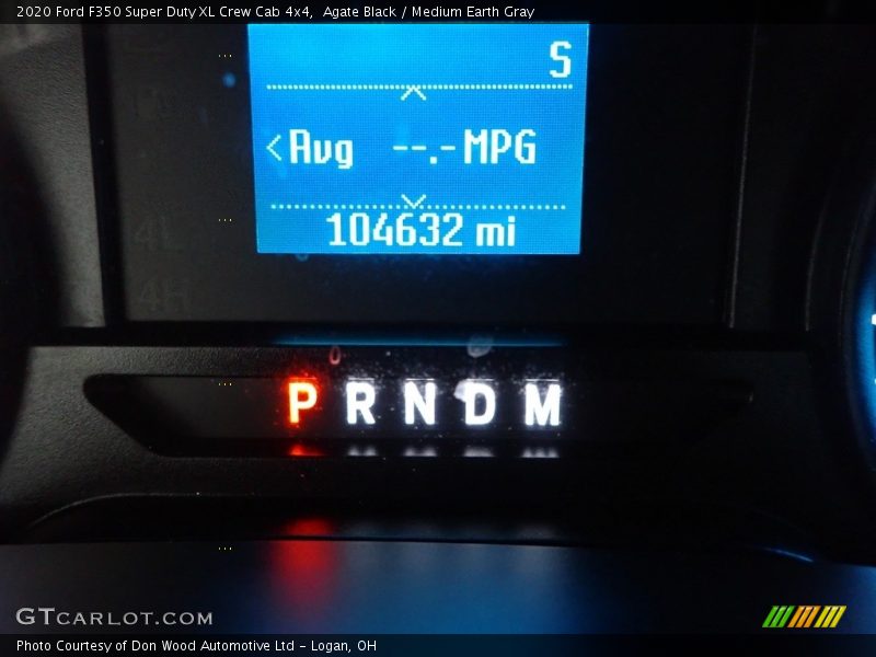 Agate Black / Medium Earth Gray 2020 Ford F350 Super Duty XL Crew Cab 4x4
