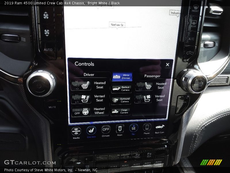 Controls of 2019 4500 Limited Crew Cab 4x4 Chassis