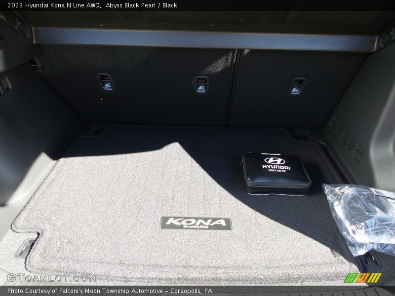 Abyss Black Pearl / Black 2023 Hyundai Kona N Line AWD