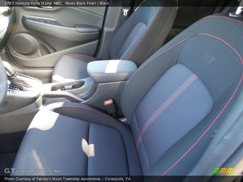 Abyss Black Pearl / Black 2023 Hyundai Kona N Line AWD