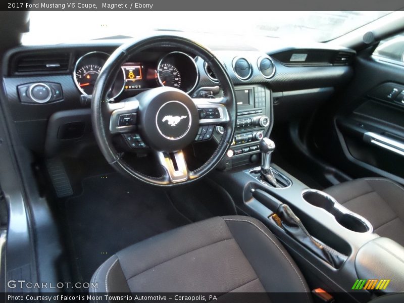 Magnetic / Ebony 2017 Ford Mustang V6 Coupe