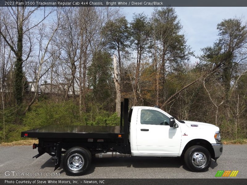 Bright White / Diesel Gray/Black 2023 Ram 3500 Tradesman Regular Cab 4x4 Chassis