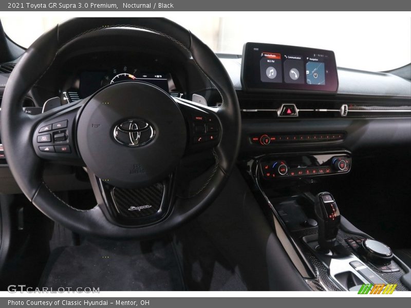 Dashboard of 2021 GR Supra 3.0 Premium