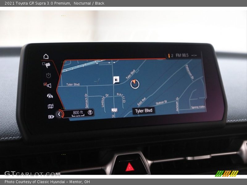 Navigation of 2021 GR Supra 3.0 Premium