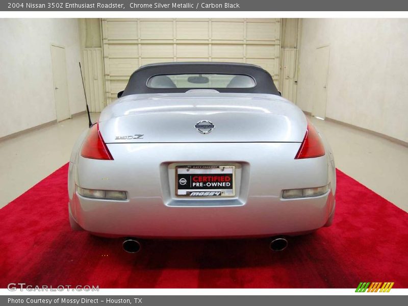 Chrome Silver Metallic / Carbon Black 2004 Nissan 350Z Enthusiast Roadster