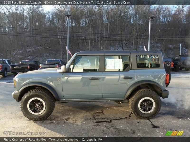  2023 Bronco Sasquatch 4X4 4-Door Azure Gray Metallic Tri-Coat