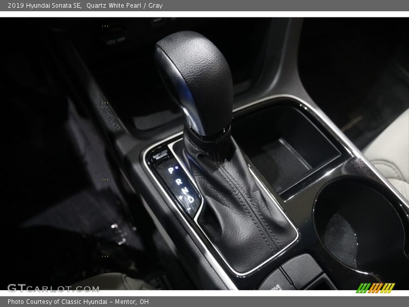 Quartz White Pearl / Gray 2019 Hyundai Sonata SE