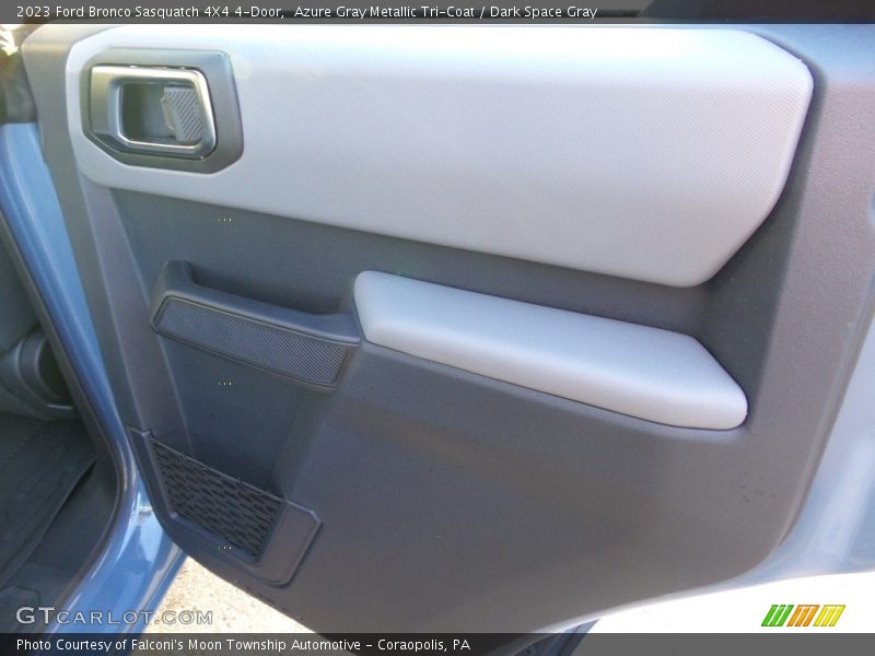 Azure Gray Metallic Tri-Coat / Dark Space Gray 2023 Ford Bronco Sasquatch 4X4 4-Door