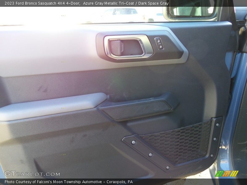 Azure Gray Metallic Tri-Coat / Dark Space Gray 2023 Ford Bronco Sasquatch 4X4 4-Door