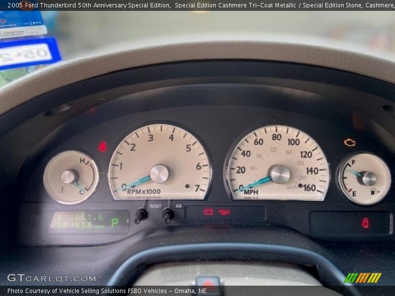  2005 Thunderbird 50th Anniversary Special Edition 50th Anniversary Special Edition Gauges