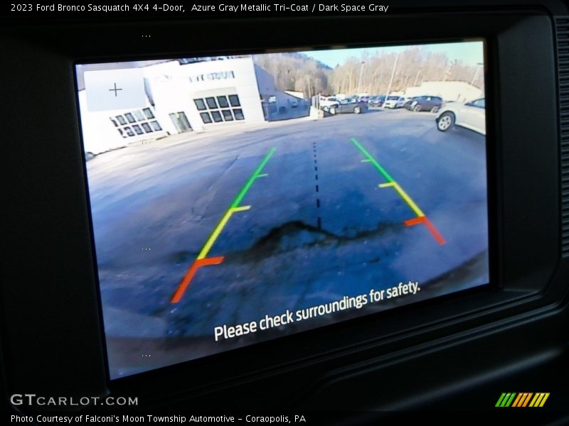 Azure Gray Metallic Tri-Coat / Dark Space Gray 2023 Ford Bronco Sasquatch 4X4 4-Door