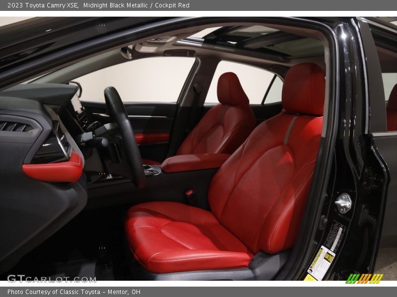Front Seat of 2023 Camry XSE