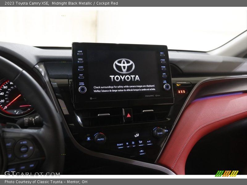 Controls of 2023 Camry XSE
