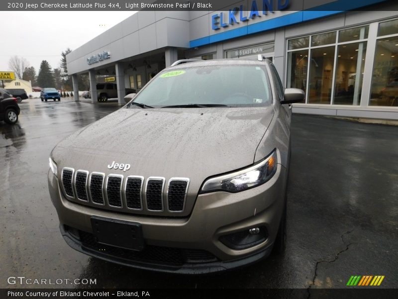 Light Brownstone Pearl / Black 2020 Jeep Cherokee Latitude Plus 4x4