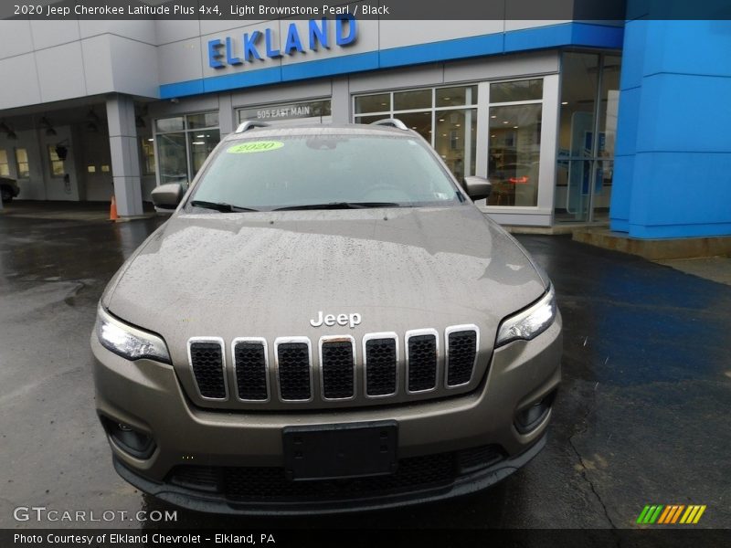 Light Brownstone Pearl / Black 2020 Jeep Cherokee Latitude Plus 4x4