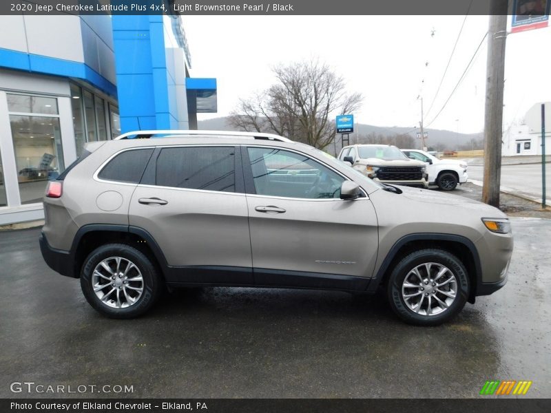 Light Brownstone Pearl / Black 2020 Jeep Cherokee Latitude Plus 4x4